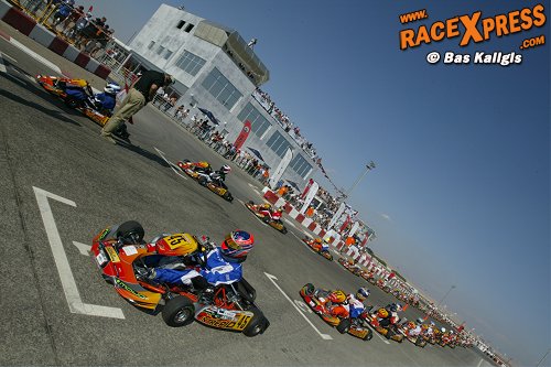 Grid voor de finale van de Junioren